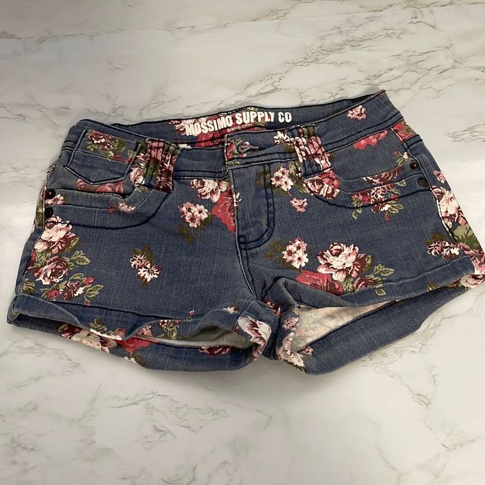 Mossimo Floral Print Shorts - Size 1